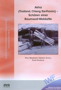 Akha (Thailand, Chieng Rai Provinz): Schären einer Baumwoll-Webkette