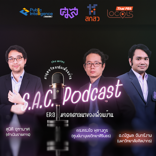 SAC podcast series มานุษยวิทยากับเพื่อนบ้าน EP.3 มรดกศาสนาของเพื่อนบ้าน คุยกับ อาจารย์ณัฐพล จันทร์งาม และ ดร.ตรงใจ หุตางกูร